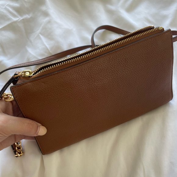 Brown Tory Burch soft leather crossbody bag - Picture 4 of 4